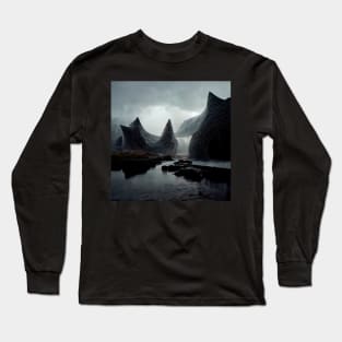 Death Stranding Buildings on a Planet Long Sleeve T-Shirt